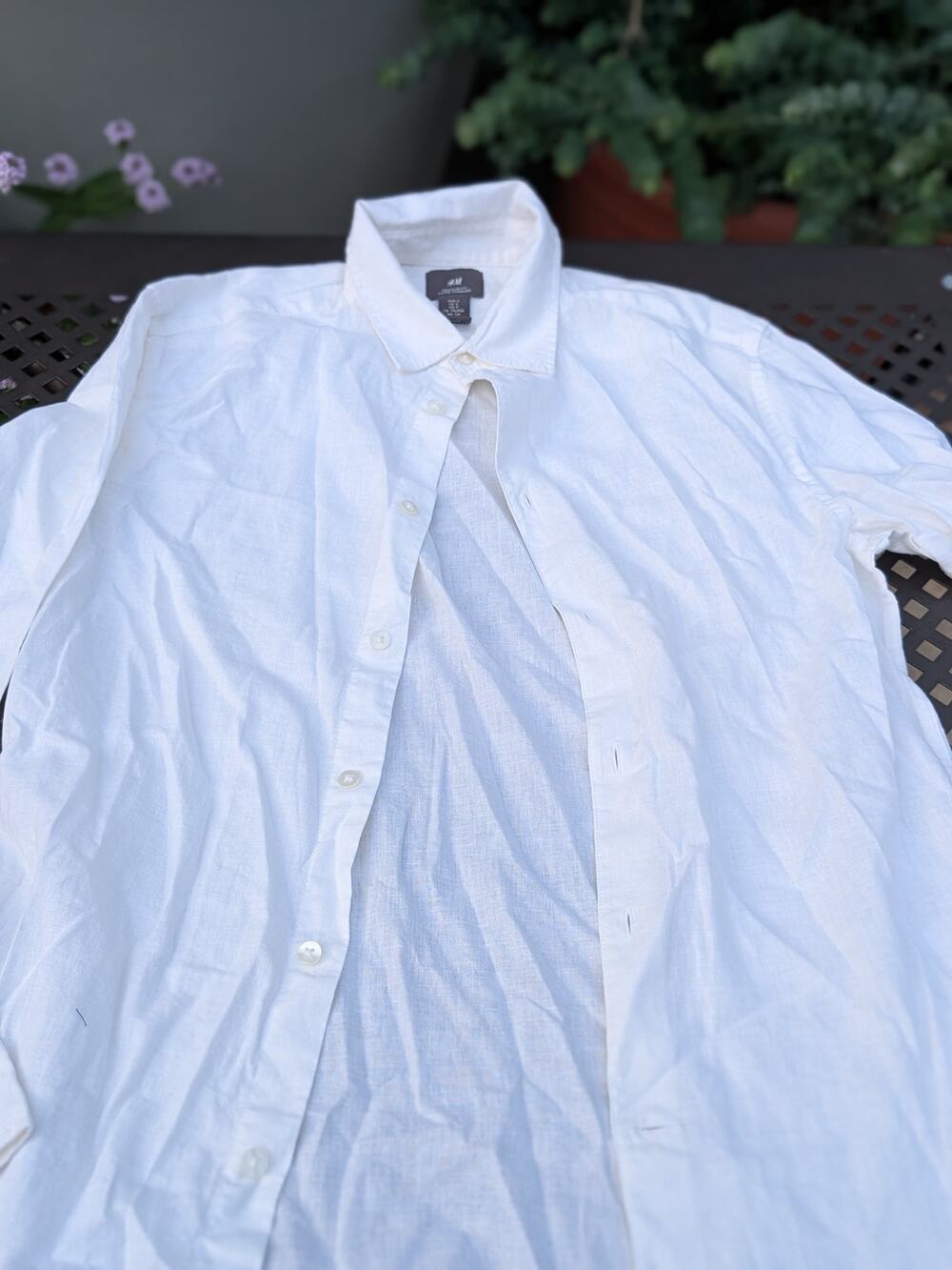 H&M Womens Button Up Shirt Size S Regular Fit Long Sleeve